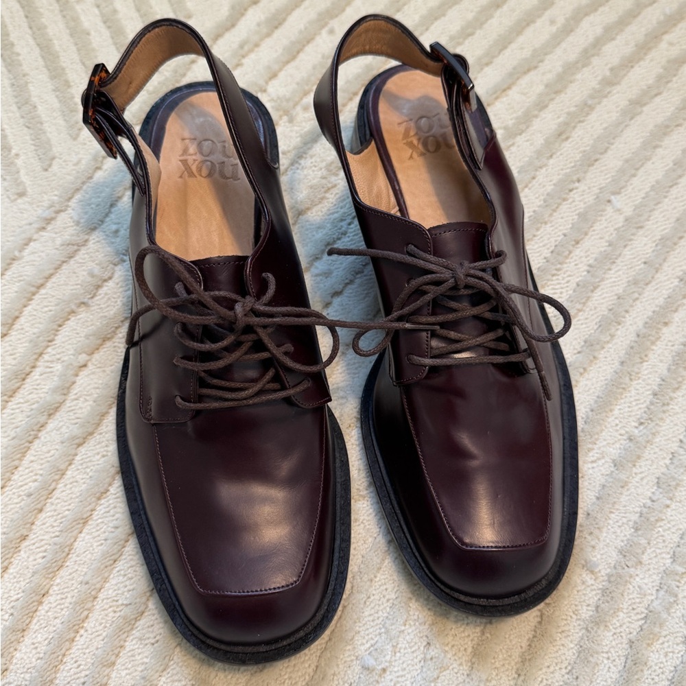 Zou Xou Verna sling back in Tannat